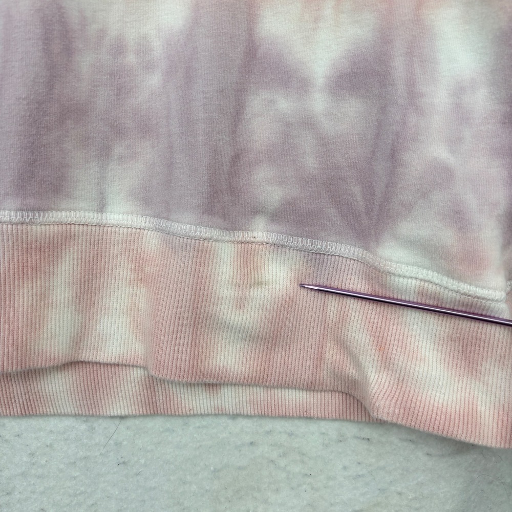 Torrid Active Tie Dye Quarter Zip Sweatshirt Size 2X Pink Thumbholes Pocket - Picture 5 of 8